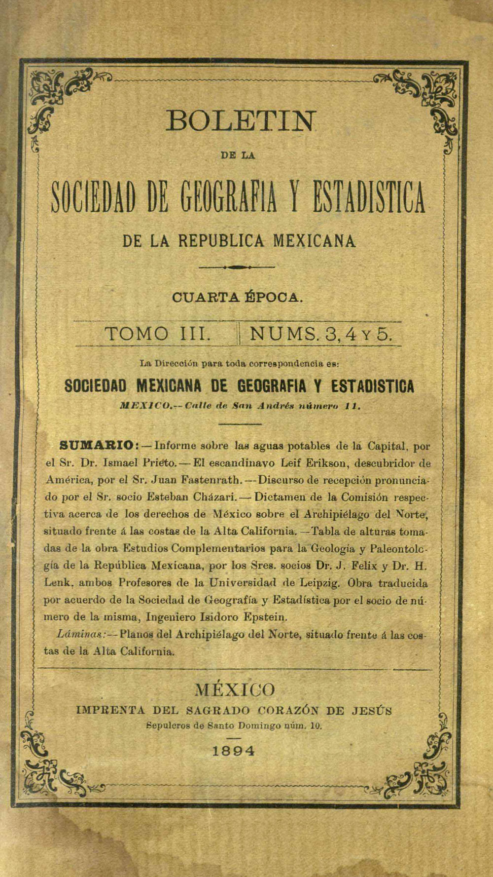 Sociedad Mexicana De Geograf A Y Estad Stica Junta Auxiliar Monterrey